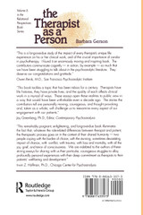 The Therapist as a Person