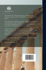The History of the Peloponnesian War; Volume 1 The History of the Peloponnesian War; Volume 1
