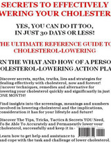 Lower Your Cholesterol in 33 Days Lower Your Cholesterol in 33 Days