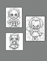 Creepy Scary Coloring Book Creepy Scary Coloring Book