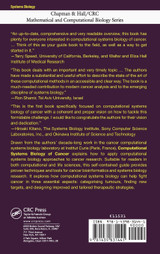 Computational Systems Biology of Cancer Computational Systems Biology of Cancer