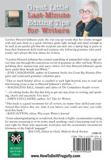 Great Little Last-Minute Editing Tips for Writers