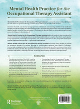 Mental Health Practice for the Occupational Therapy Assistant Mental Health Practice for the Occupational Therapy Assistant