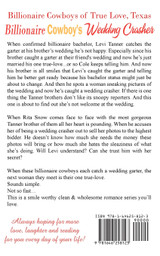 Billionaire Cowboy's Wedding Crasher