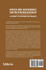 Africa and Sustainable Entrepreneurship Africa and Sustainable Entrepreneurship