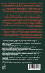 El amante de Lady Chatterley - Lady Chatterley's Lover El amante de Lady Chatterley - Lady Chatterley's Lover