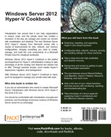 Windows Server 2012 Hyper-V Cookbook