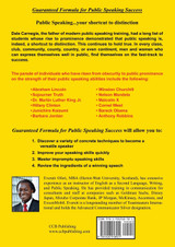 Guaranteed Formula for Public Speaking Success