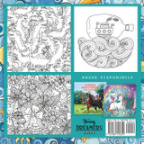 Libro da colorare con disegni carini e giocosi Libro da colorare con disegni carini e giocosi