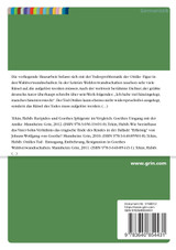 Ottilies Tod - Entsagung, Entbehrung, Resignation in Goethes Wahlverwandtschaften Ottilies Tod - Entsagung, Entbehrung, Resignation in Goethes Wahlverwandtschaften