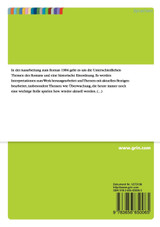 Bearbeitung zum Roman 1984 von George Orwell Bearbeitung zum Roman 1984 von George Orwell
