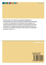Verbraucherwahrnehmung von Onlinehandel mit Lebensmitteln Verbraucherwahrnehmung von Onlinehandel mit Lebensmitteln