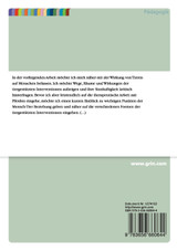 Tiere als Erzieher und Heiler. Tiergestützte Therapie am Beispiel der therapeutischen Arbeit mit Pferden.