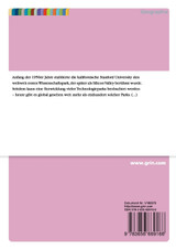 Internationale Integration als Entwicklungsfaktor