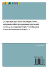 Das Hempel-Oppenheim-Schema. Möglichkeiten und Grenzen wissenschaftlicher Erklärung