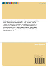 Shareholder Value-Effekte von Corporate Restructuring