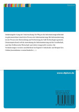 Die Informatisierung von Gesellschaft und Wirtschaft und ihre Auswirkungen auf die Arbeitsbeziehungen am Beispiel des Online-Journalismus