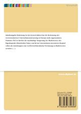 Erfolgsfaktoren der Implementierung von wertorientierten Steuerungskonzepten