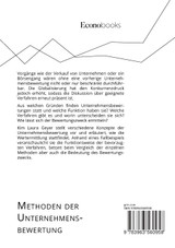 Methoden der Unternehmensbewertung. Ein Überblick über Anlass, Funktion und Zweck der Bewertungsverfahren Methoden der Unternehmensbewertung. Ein Überblick über Anlass, Funktion und Zweck der Bewertungsverfahren