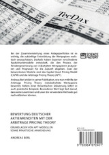 Bewertung deutscher Aktienrenditen mit der Arbitrage Pricing Theory. Grundlagen von APT-Modellen sowie praktische Anwendung