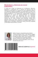 Metabolismo y Síndrome de ovario poliquisitico Metabolismo y Síndrome de ovario poliquisitico