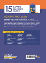 CBSE Board Exam 2023 I Succeed 15 Sample Question Papers Accountancy  Class 12