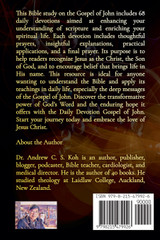 Daily Devotion Gospel of John Daily Devotion Gospel of John
