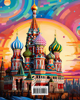 Exploring Russia - Cultural Coloring Book - Creative Designs of Russian Symbols