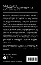 Public Speaking for Criminal Justice Professionals