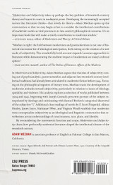 Modernism and Subjectivity