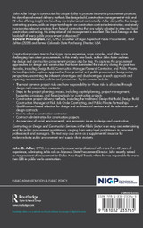 Contracting for Design and Construction Services in the Public Sector Contracting for Design and Construction Services in the Public Sector