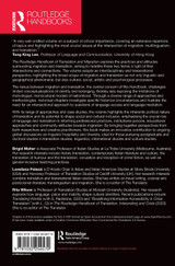 The Routledge Handbook of Translation and Migration The Routledge Handbook of Translation and Migration