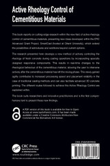 Active Rheology Control of Cementitious Materials