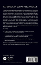 Handbook of Sustainable Materials