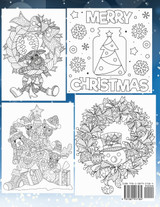 Merry Christmas Adult coloring book