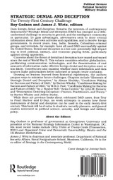 Strategic Denial and Deception