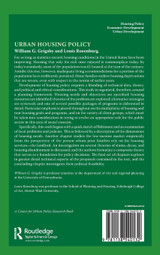 Urban Housing Policy Urban Housing Policy