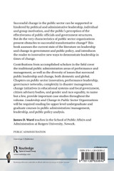 Leadership and Change in Public Sector Organizations