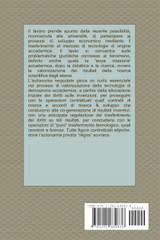 Le operazioni economiche di trasferimento tecnologico  tra università e imprese