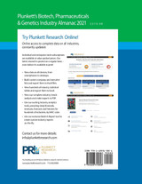 Plunkett's Biotech, Pharmaceuticals & Genetics Industry Almanac 2021 Plunkett's Biotech, Pharmaceuticals & Genetics Industry Almanac 2021