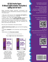 KS2 SATs Practice Papers 10-Minute English Grammar, Punctuation and Spelling Tests for Year 6 KS2 SATs Practice Papers 10-Minute English Grammar, Punctuation and Spelling Tests for Year 6