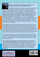 Photocopiable Games For Teaching German Photocopiable Games For Teaching German