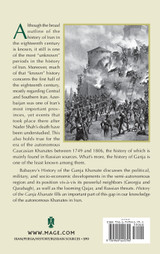 HISTORY OF THE GANJA KHANATE