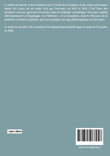 Le Monde ou le traité de la lumière Le Monde ou le traité de la lumière