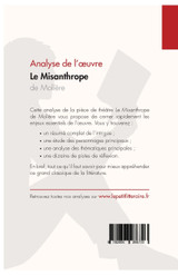 Le Misanthrope de Molière (Analyse de l'oeuvre)