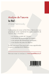 Le Bal d'Irène Némirovsky (Analyse de l'oeuvre)