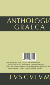 Anthologia Graeca, Band 2, Buch VII-VIII Anthologia Graeca, Band 2, Buch VII-VIII