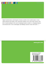 Impact of digital transformation on business models in the automotive industry