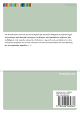 Psychische Auffälligkeiten bei Kindern und Jugendlichen Psychische Auffälligkeiten bei Kindern und Jugendlichen