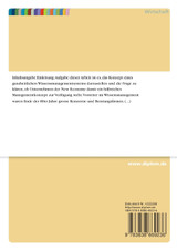 Knowledge Management in der New Economy